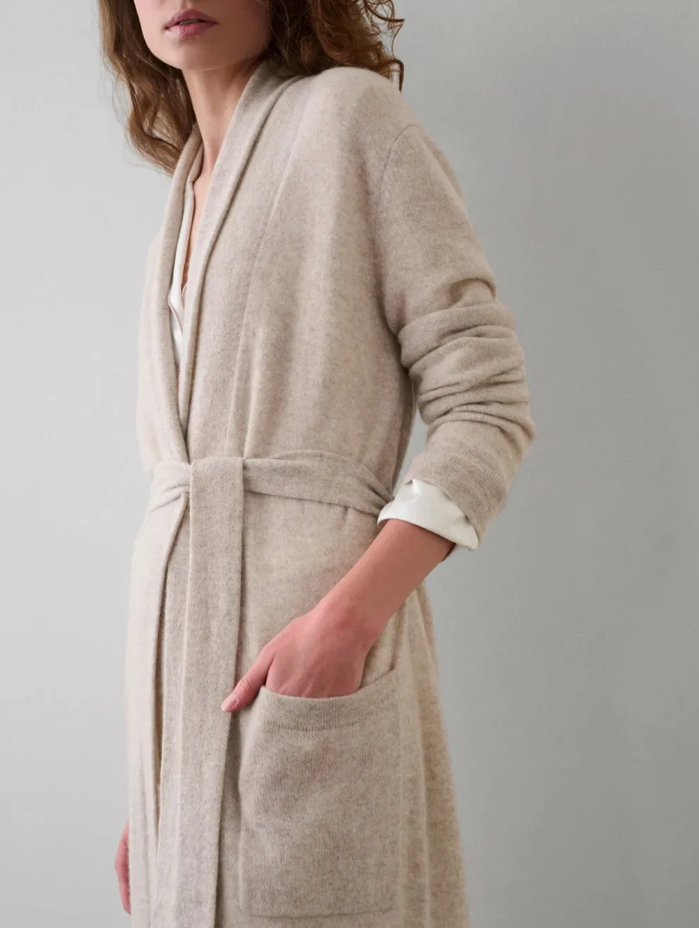 White + Warren - Cashmere long robe