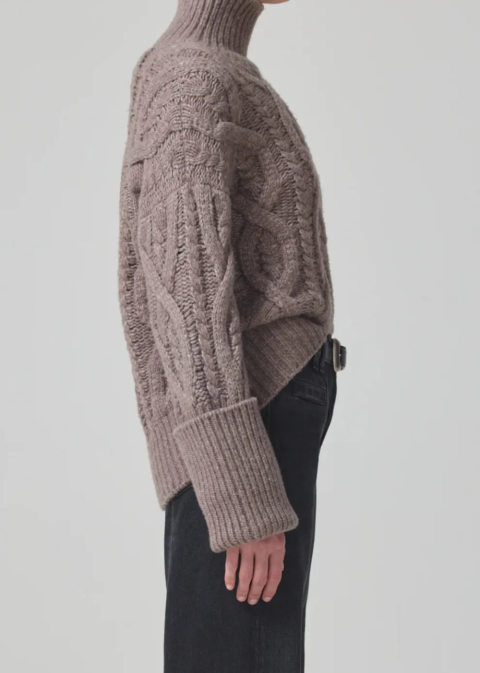 Citizens of Humanity - Zolan aran turtleneck wheat