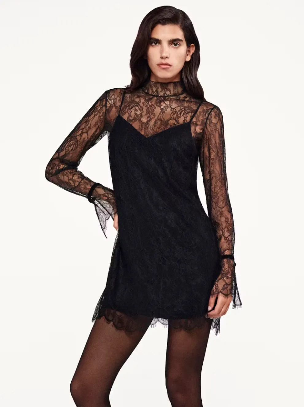 Frame - Lace Shift Dress