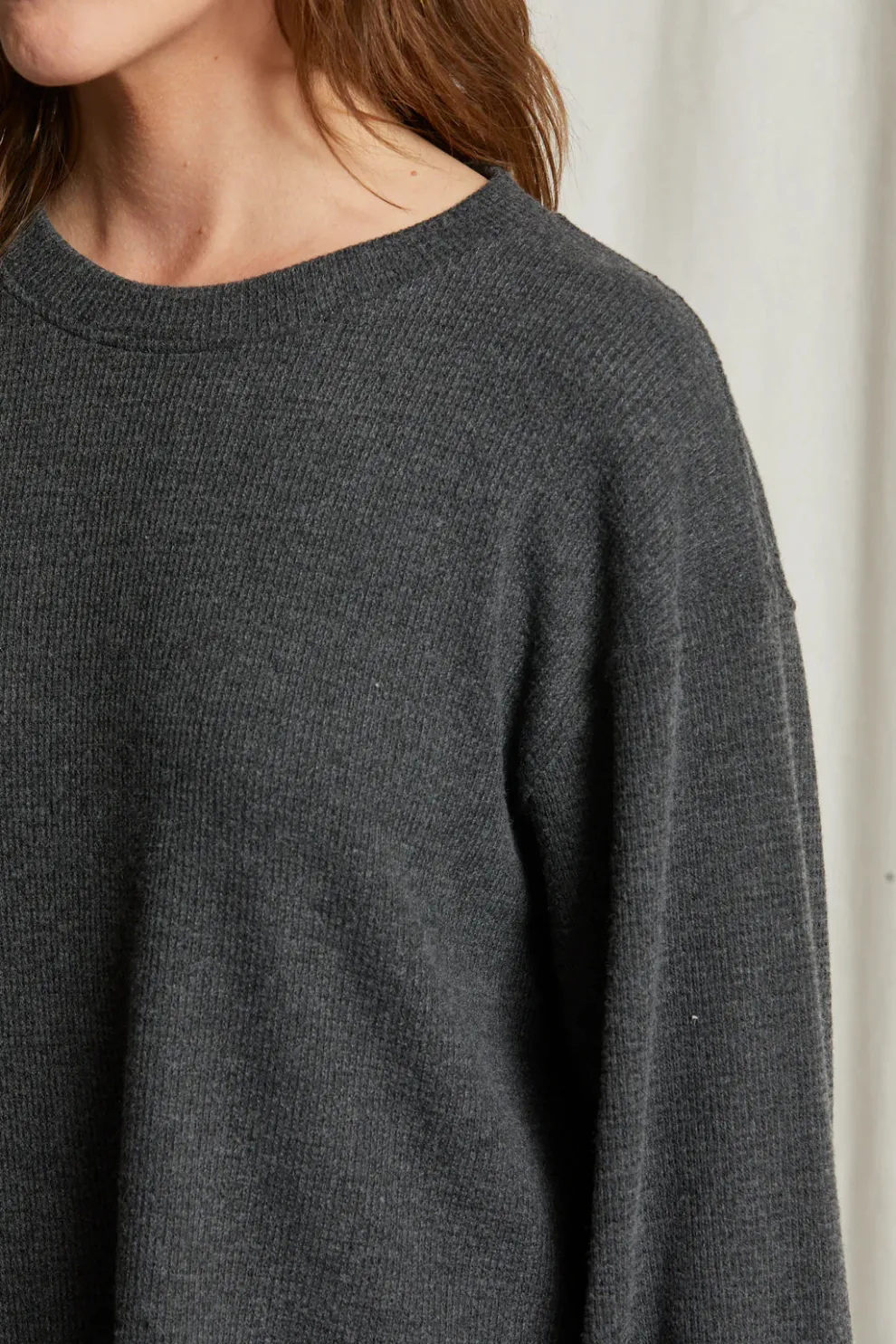 Perfectwhitetee - Stills Brushed Thermal Easy Pullover