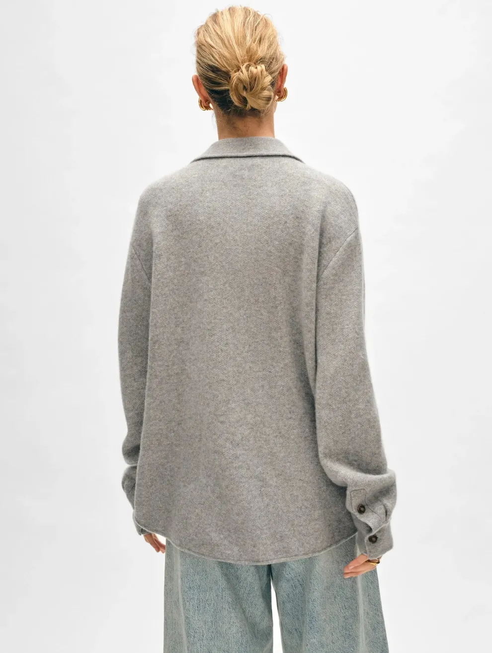 White + Warren - Cashmere Luxe Button Down Shacket