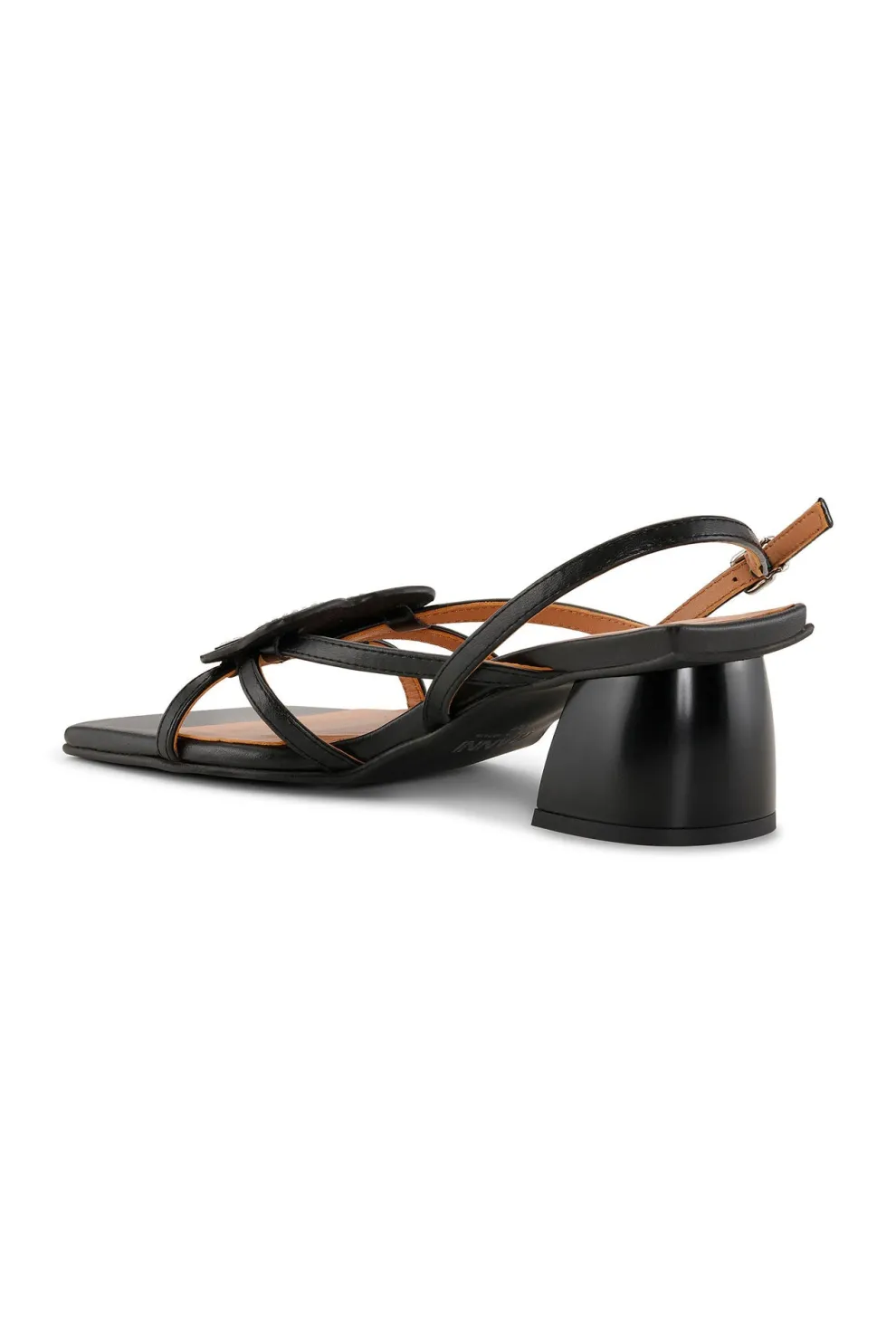 Ganni - Butterfly Strass Kitten Heel Sandal