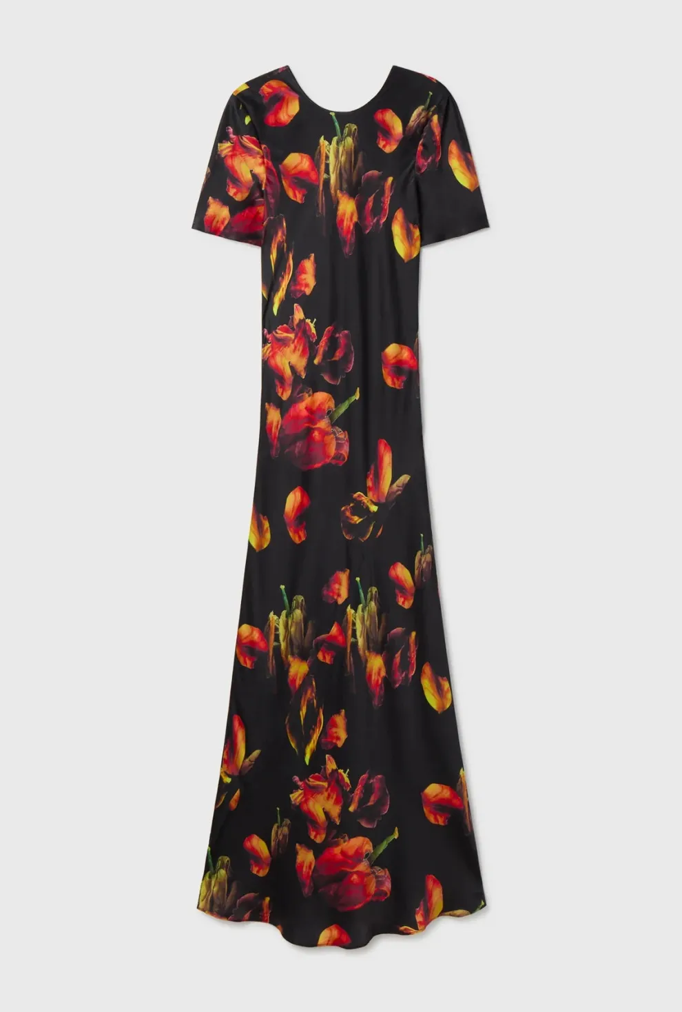 Silk Laundry - Short Sleeve Bias Cut Dress