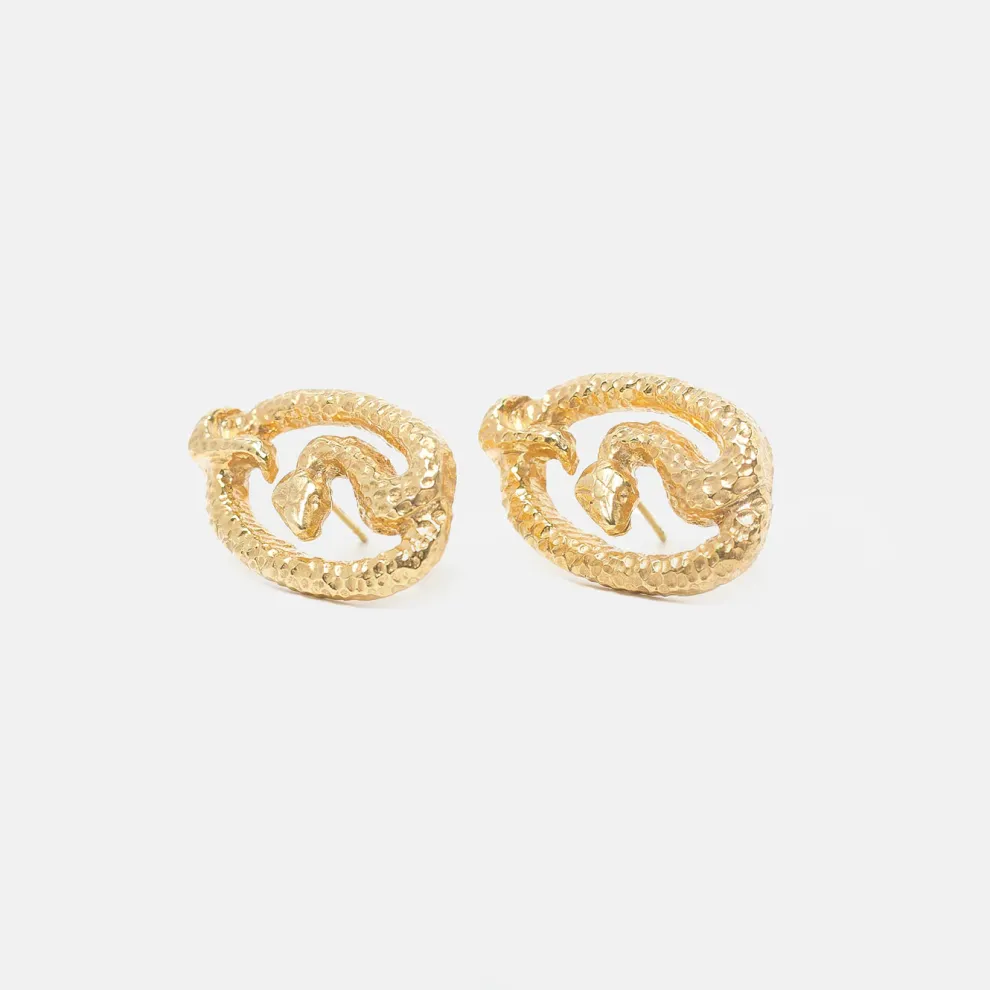 Deux Lions - Medusa Earrings