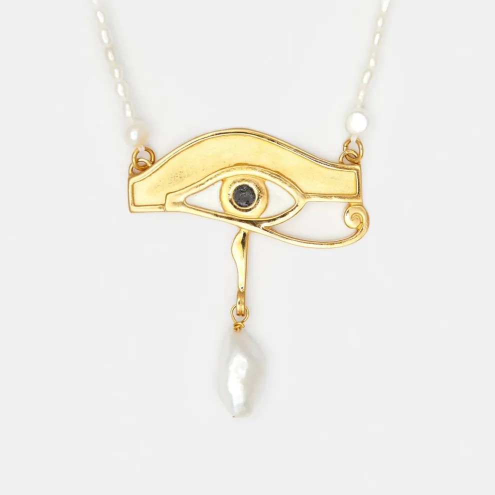 Deux Lions - Xaviera Keshi Pearl Necklace