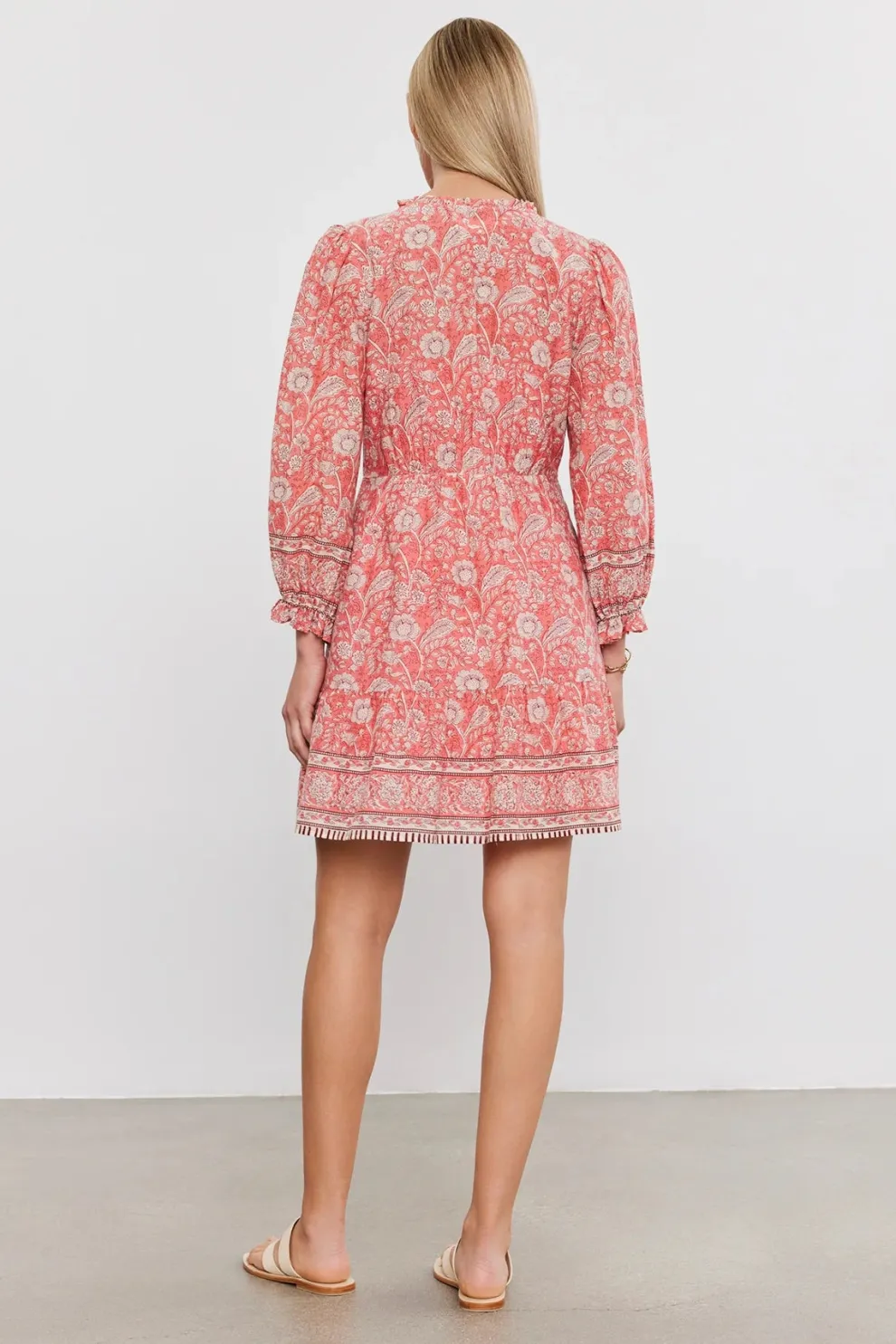 Velvet - Mary DS Printed Voile L/S Dress