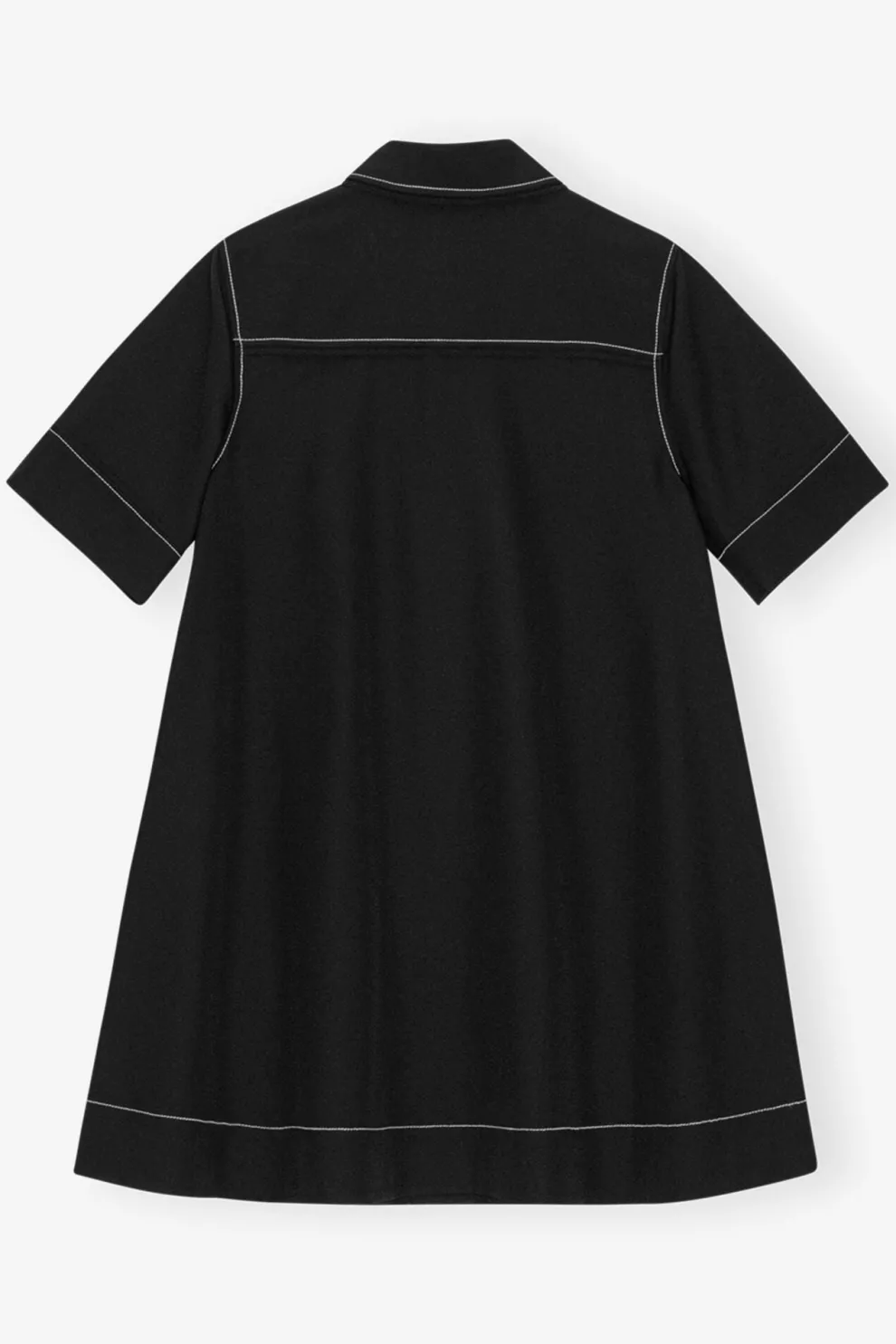 Ganni - Crepe Sable Mini Dress