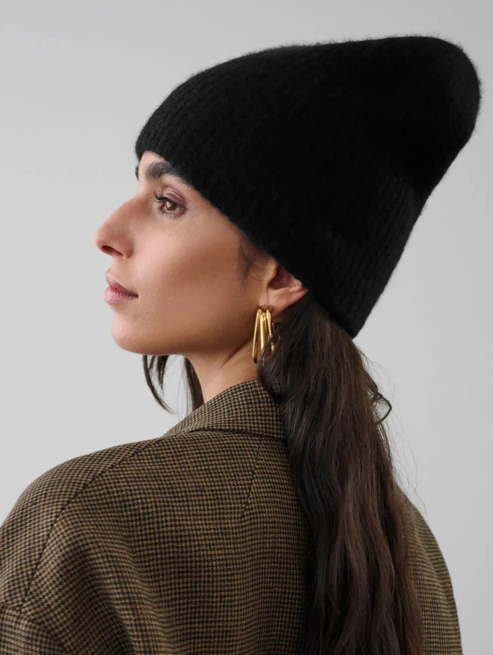 White + Warren - Cashmere Plush Rib Beanie