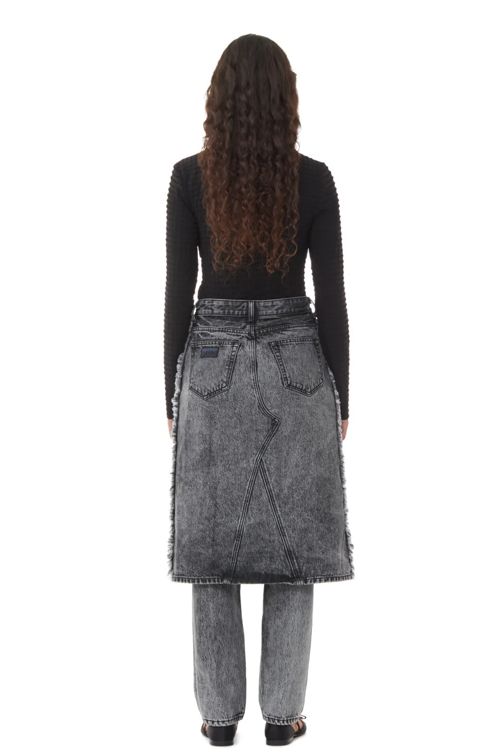 Ganni - Stretch Seersucker Blouse