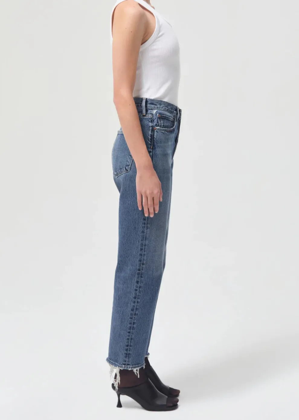 Agolde - 90'S Crop Mid Rise Loose Straight