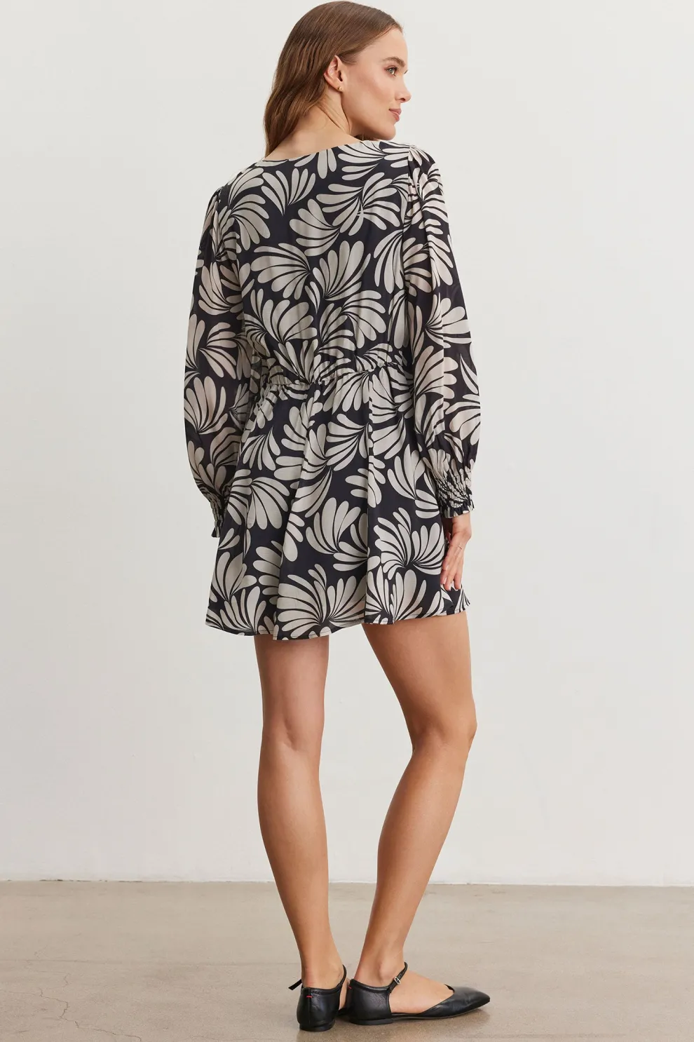 Velvet - Tatti DS Tunisia Printed Viscose Dress
