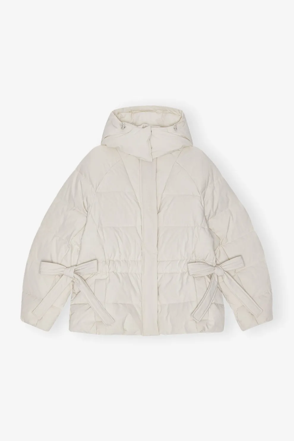 Ganni - Tech Seersucker Oversized Puffer Jacket