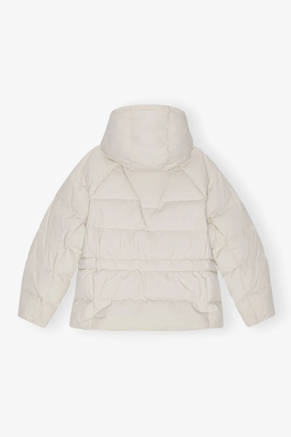 Ganni - Tech Seersucker Oversized Puffer Jacket