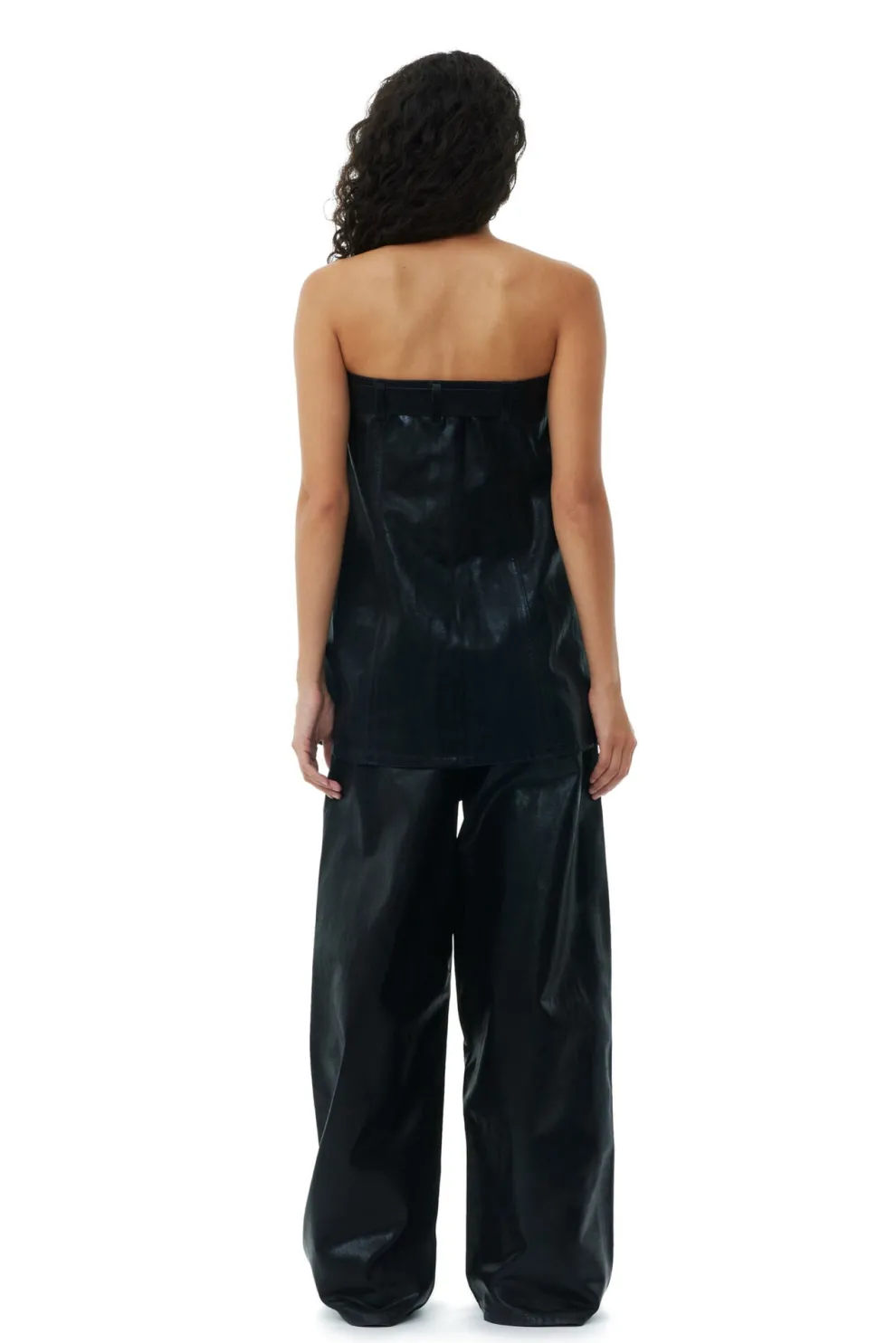 Ganni - Foli Denim Corsage