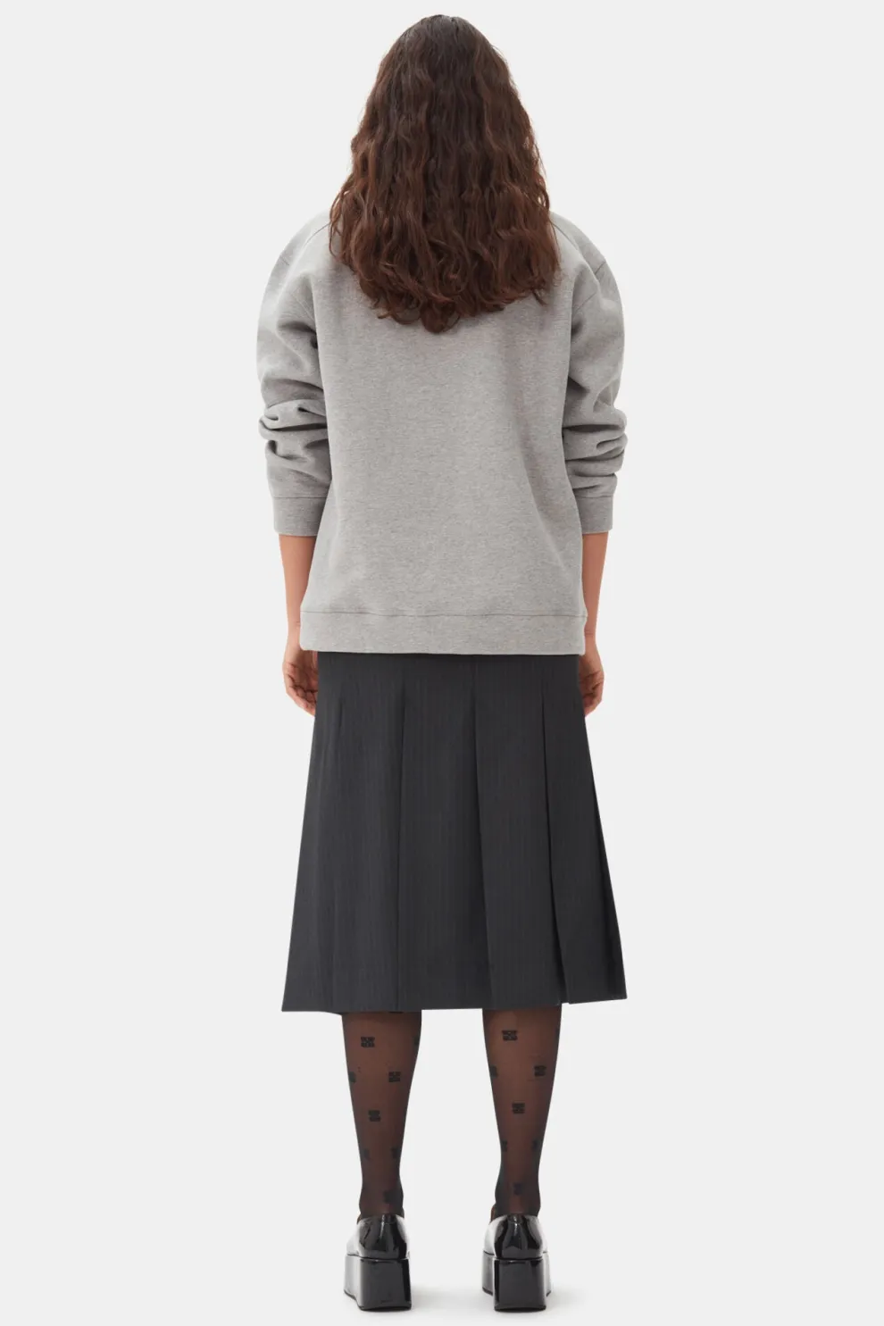 Ganni - Heavy Fleece Drop Shoulder Sweatshirt