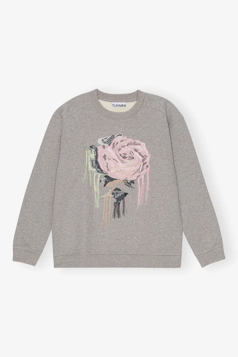 Ganni - Heavy Fleece Drop Shoulder Sweatshirt